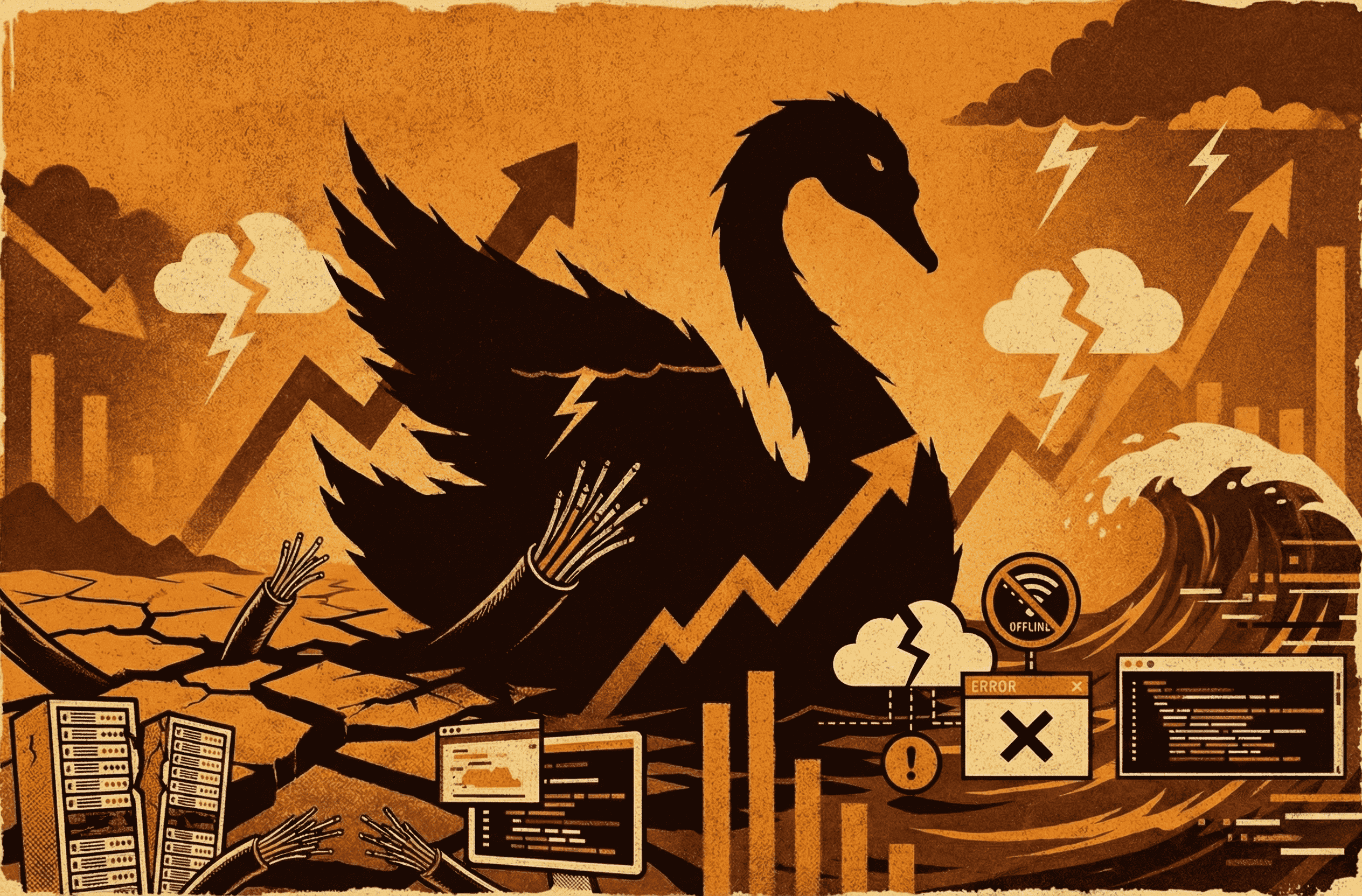 Black Swan Digital: Outage AWS, Cloudflare, dan CME Adalah Sinyal Bahaya Finansial