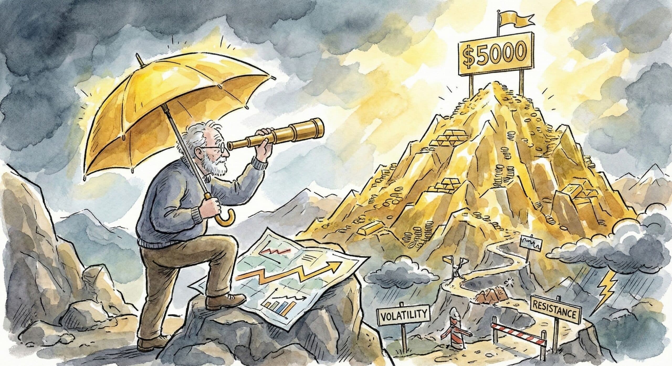 Outlook Harga Emas 2026: Menuju Target $5.000